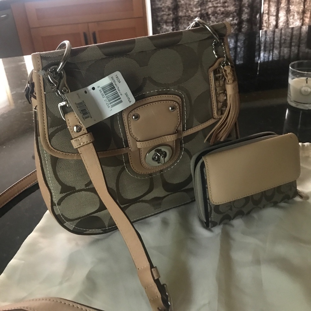 Coach Cross body bag and wallet
