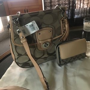 Coach Cross body bag and wallet