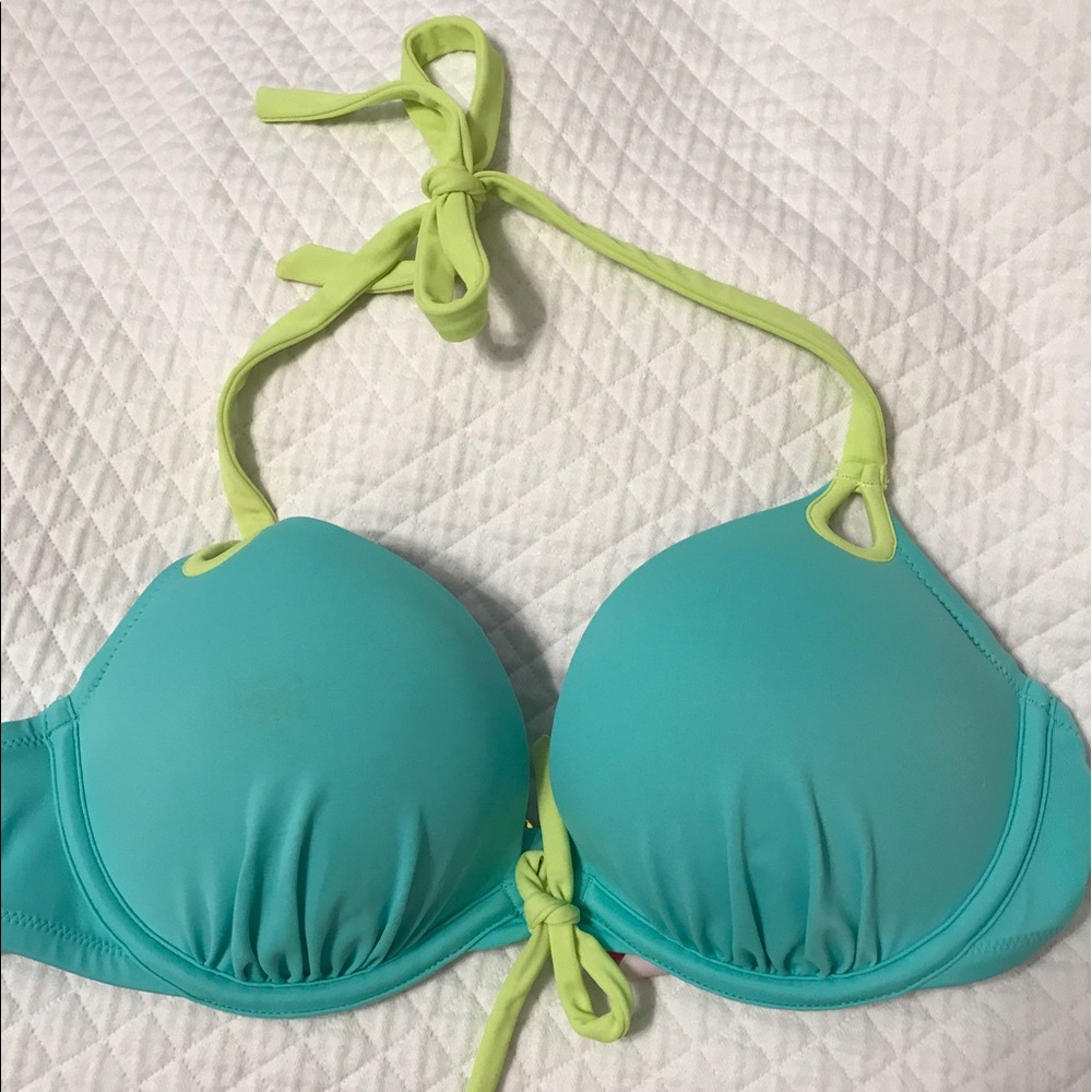 Victorias Secret add 2 cups halter bikini top