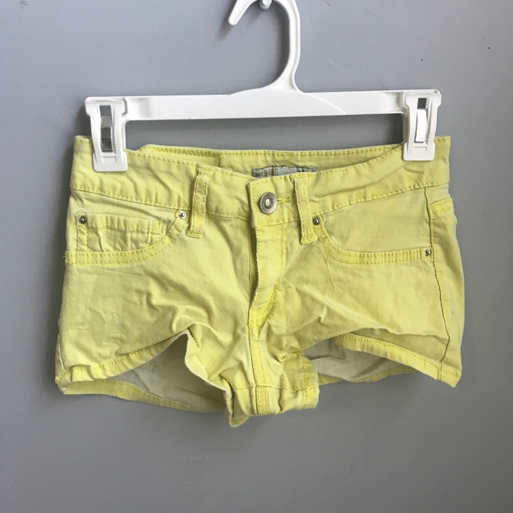Yellow shorts