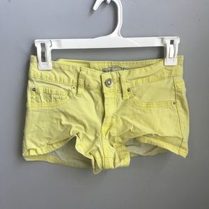 Yellow shorts