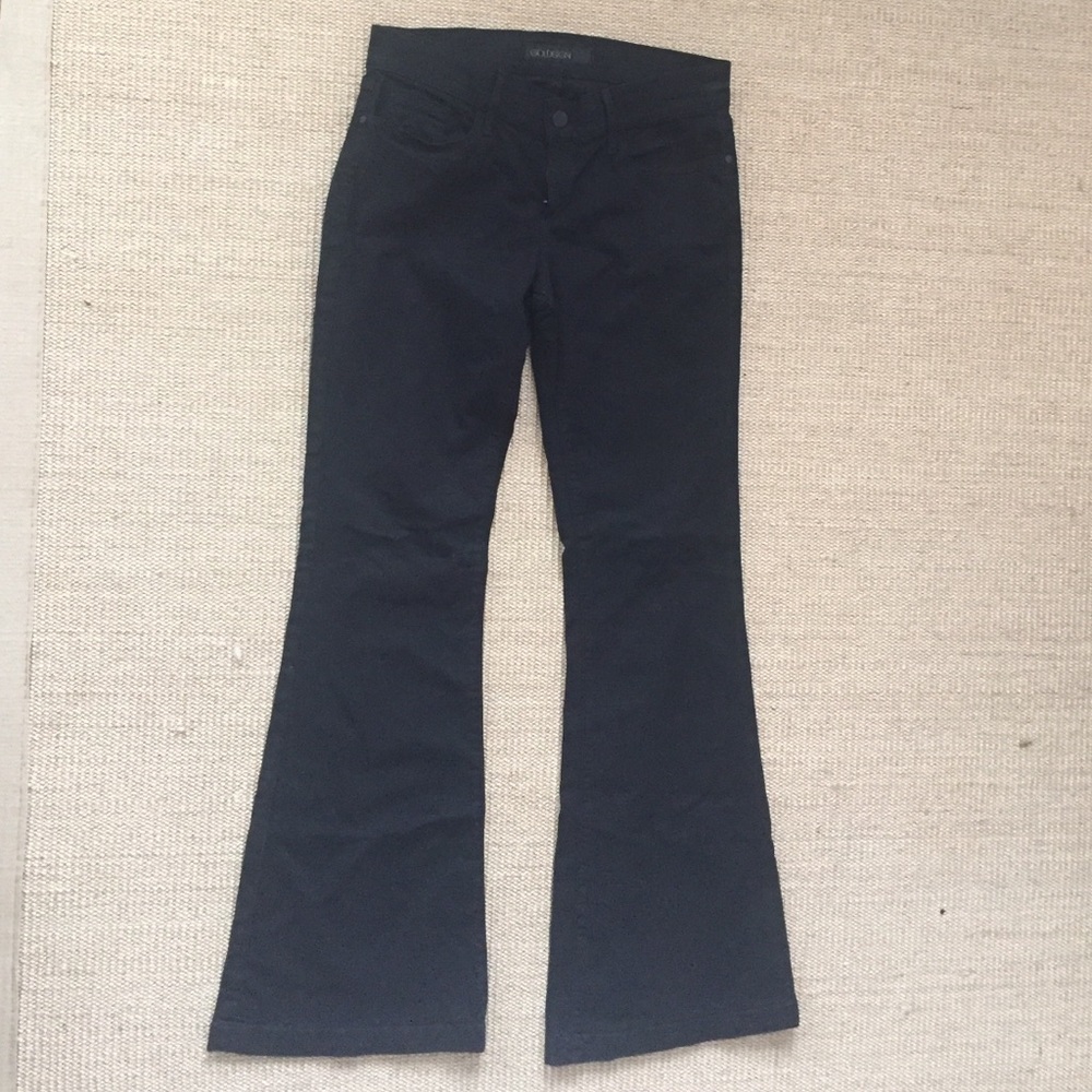 Goldsign black bell bottom jeans