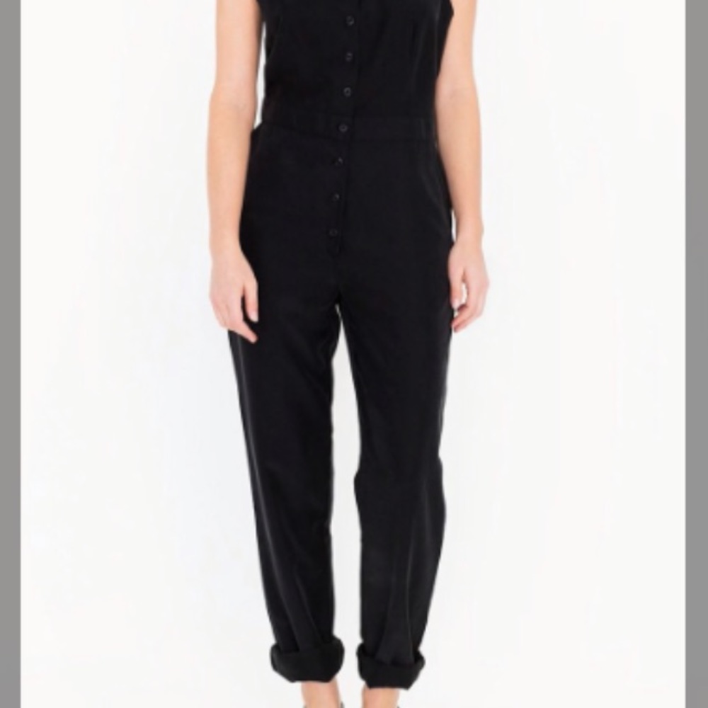 NWT American Apparel Frankie Jumpsuit in Black