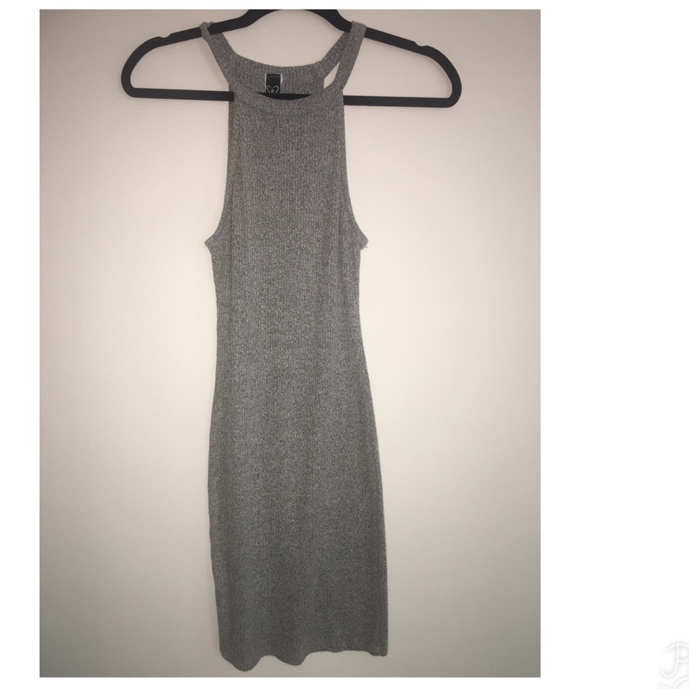 Grey mini dress