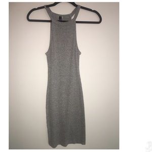 Grey mini dress