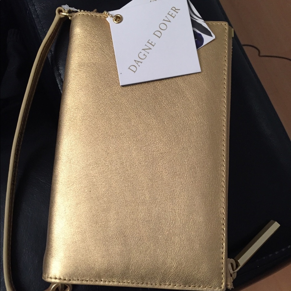 NWT Dagne Dover leather original clutch wallet