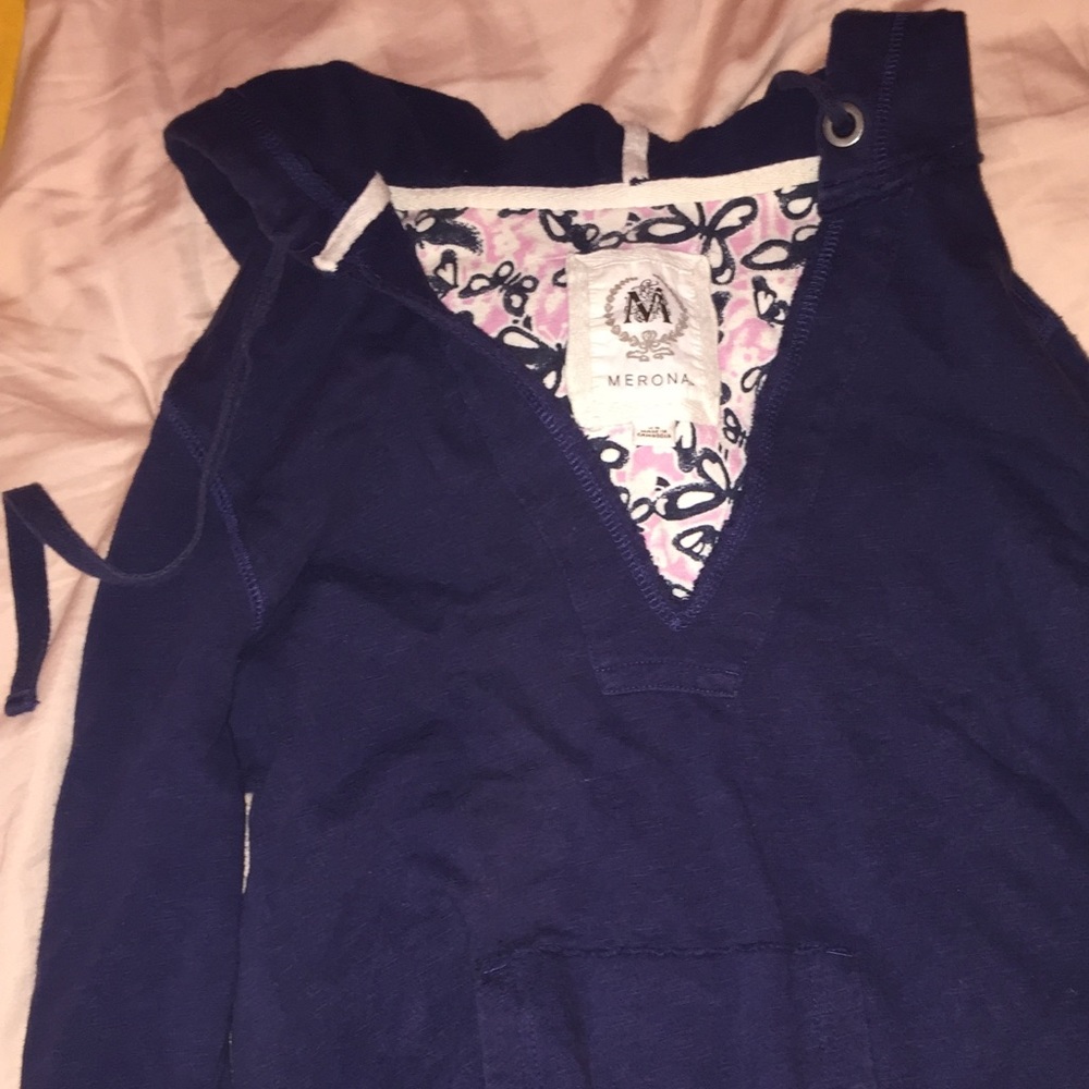 Navy blue hoodie
