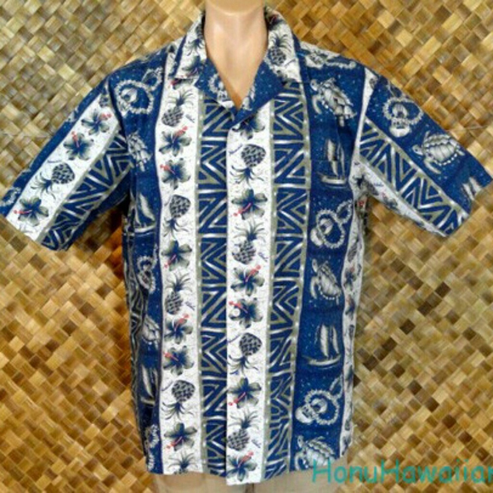 KALENA FASHIONS mens HAWAIIAN Shirt. XL