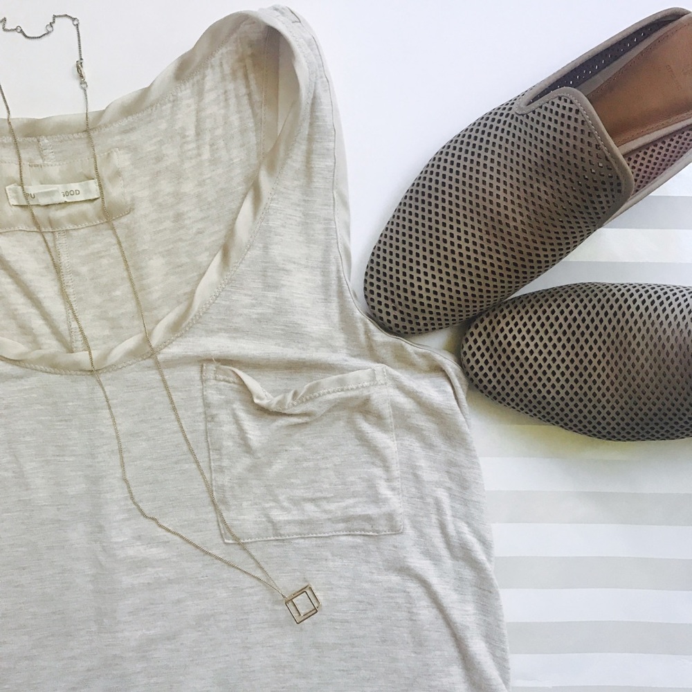 💖NWOT💖 Charmeuse Pocket Tank