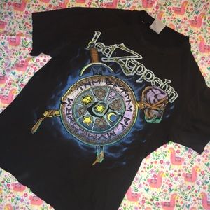 😈 destroyed vintage Led Zeppelin band tee 😈