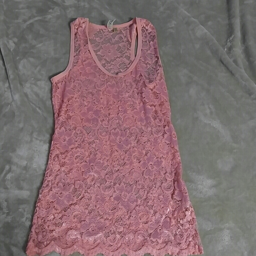 Lace tank top