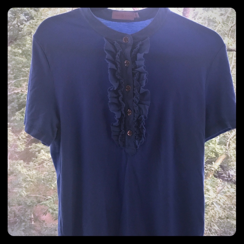 Tory Burch Ruffle T-Shirt