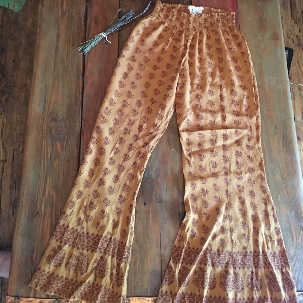 Free People One rayon bohemian pants