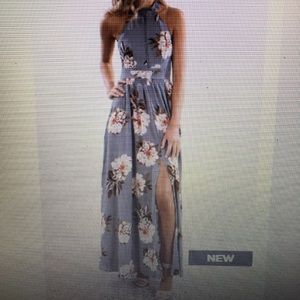 Worn once for a wedding! Has been dry cleaned