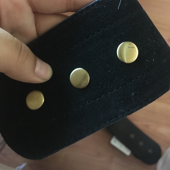 LF love strength black suede corset belt - Picture 7 of 7