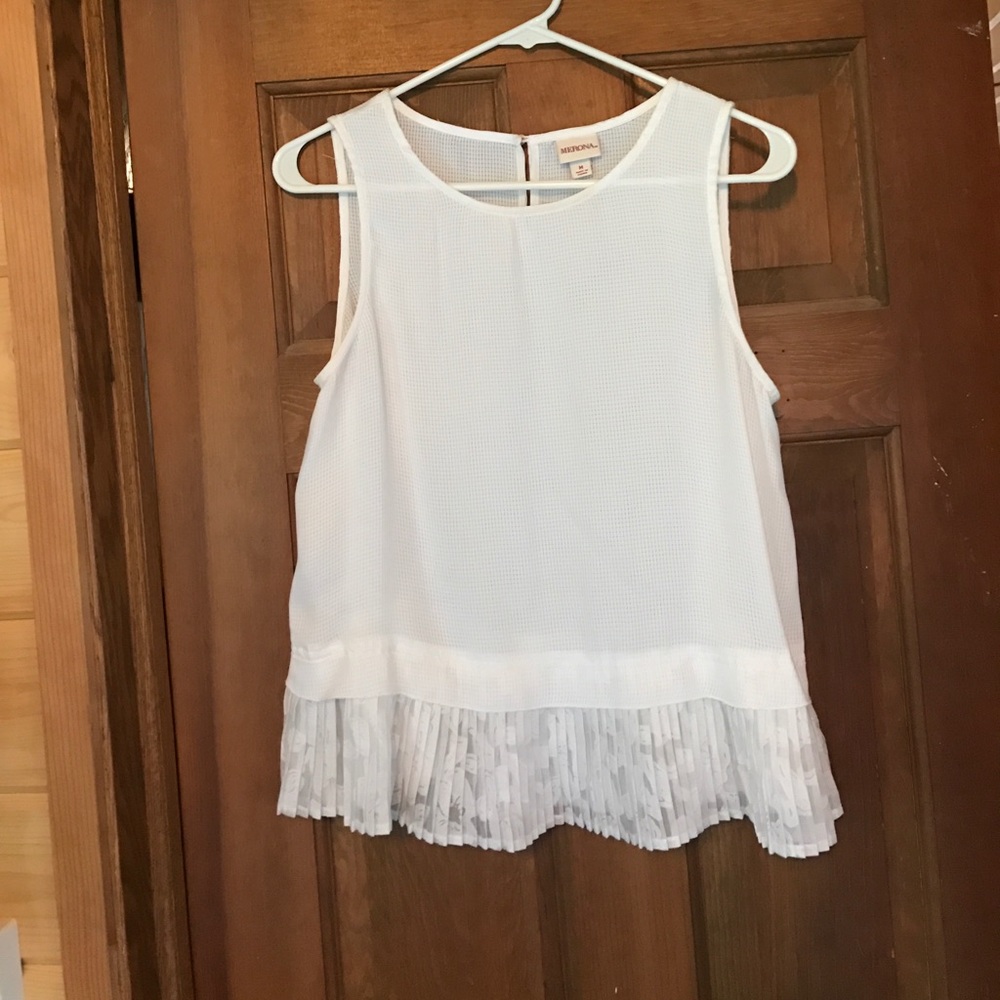 White Dress Tank