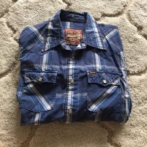 Hollister Button Up Mens Shirt