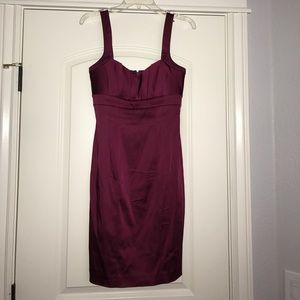 Calvin Klein size 2 burgundy dress