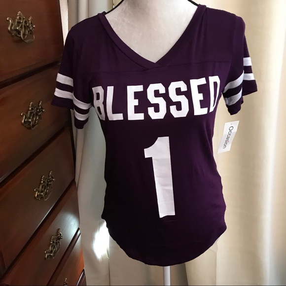 Occasion Tops - Purple Blessed 1