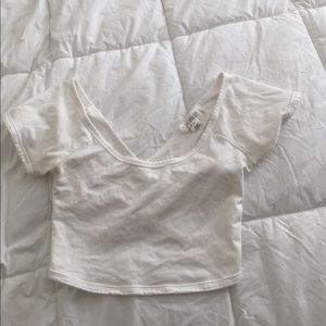 ⚡️3 FOR $20⚡️Forever 21 White Criss Cross Crop Top