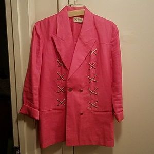 Pink blazer