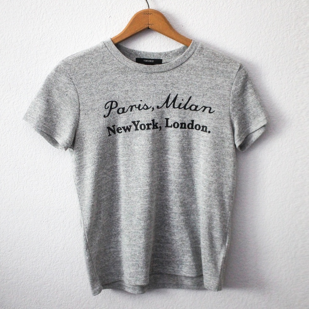 forever 21 cities t-shirt