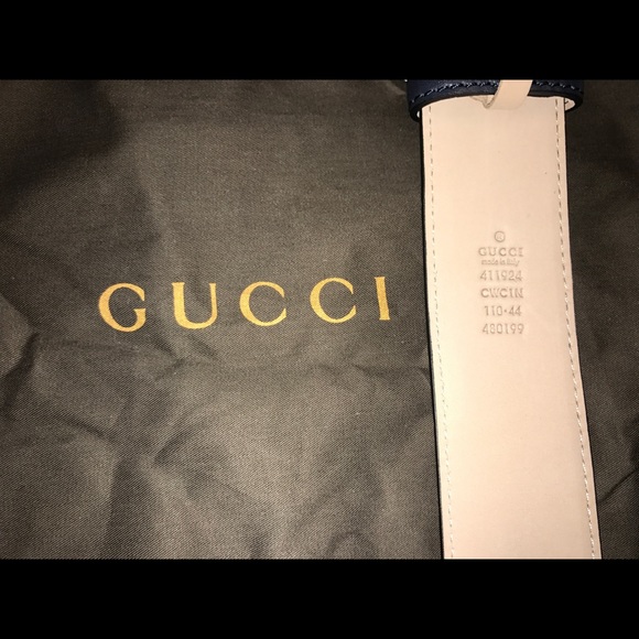 Blue Guccissima Gucci Belt - Picture 4 of 6