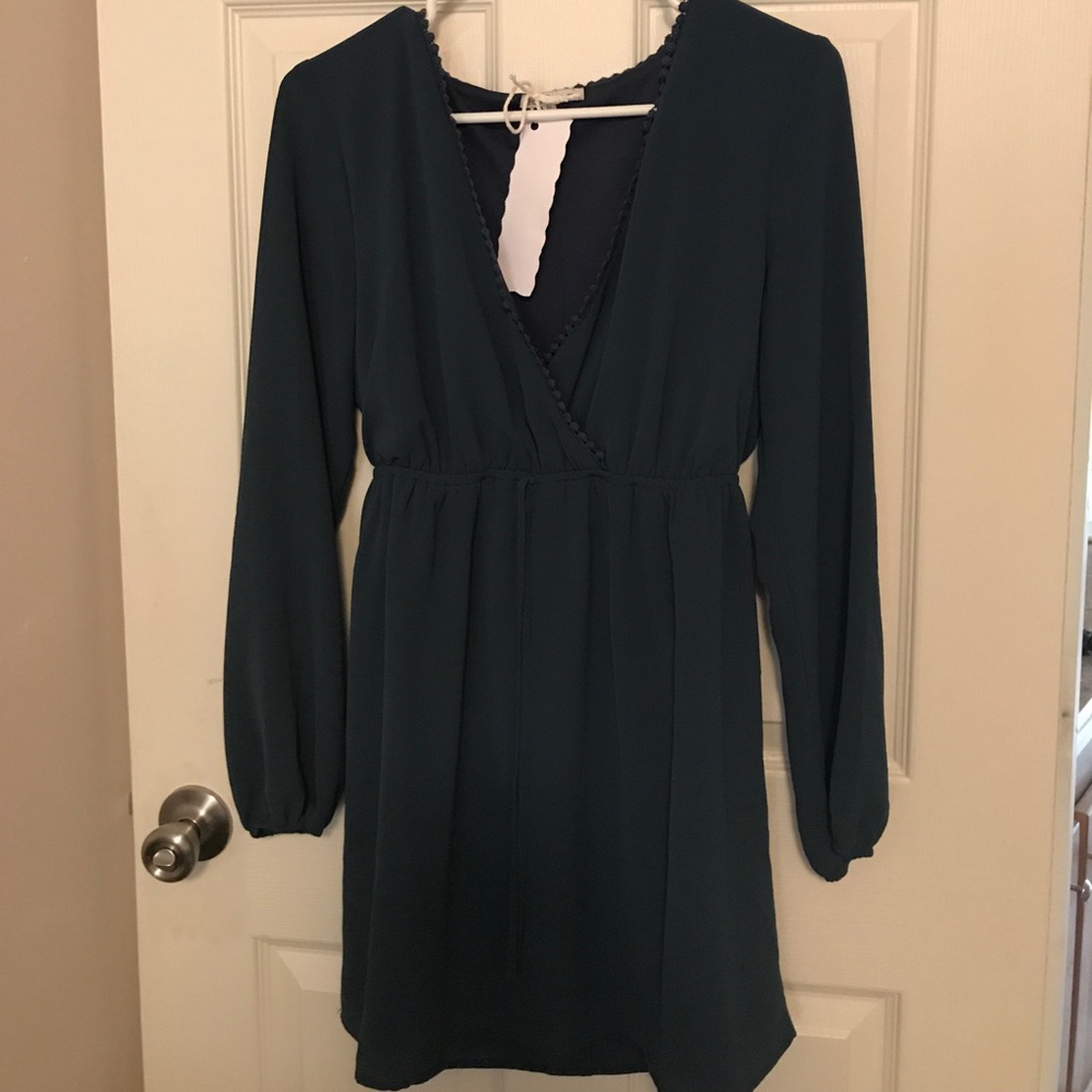 Charlotte Russe emerald green dress
