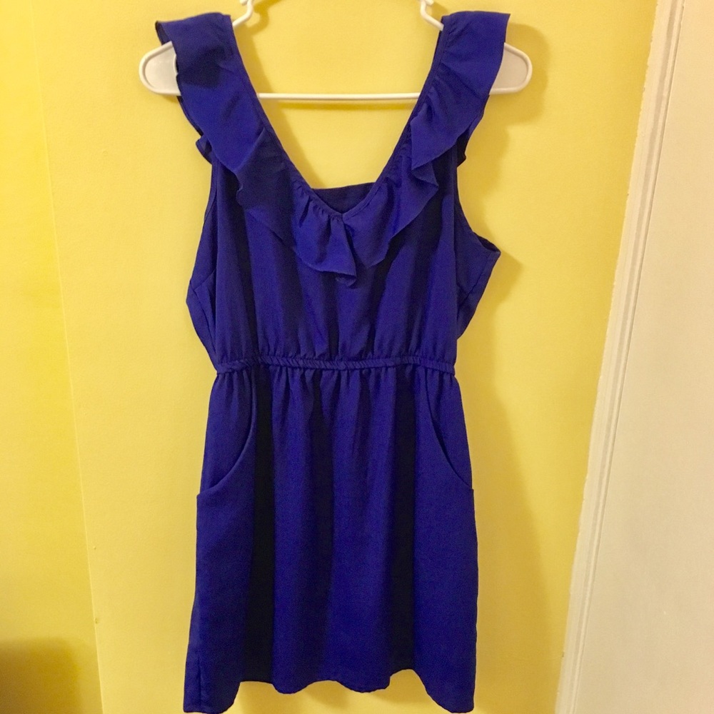 Blue party dress