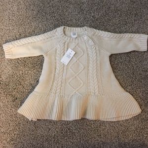 NWT Baby Gap Sweater Dress 3-6m
