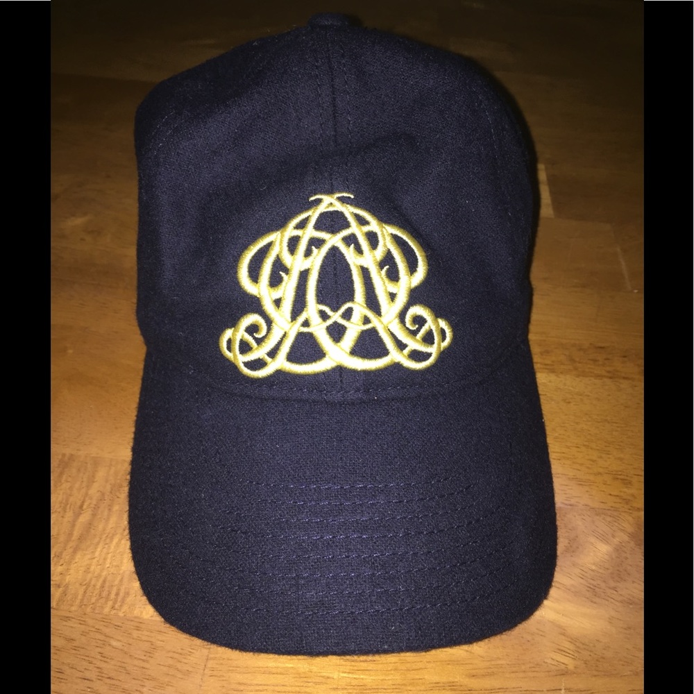 Navy Wool J. Crew Women's Adjustable Baseball Cap
