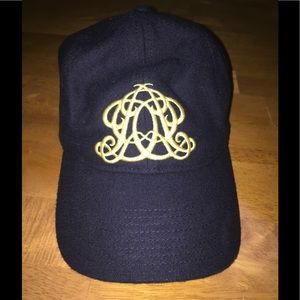 Navy Wool J. Crew Women's Adjustable Baseball Cap