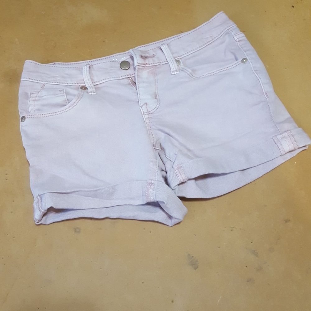 Light Pink Jean Shorts