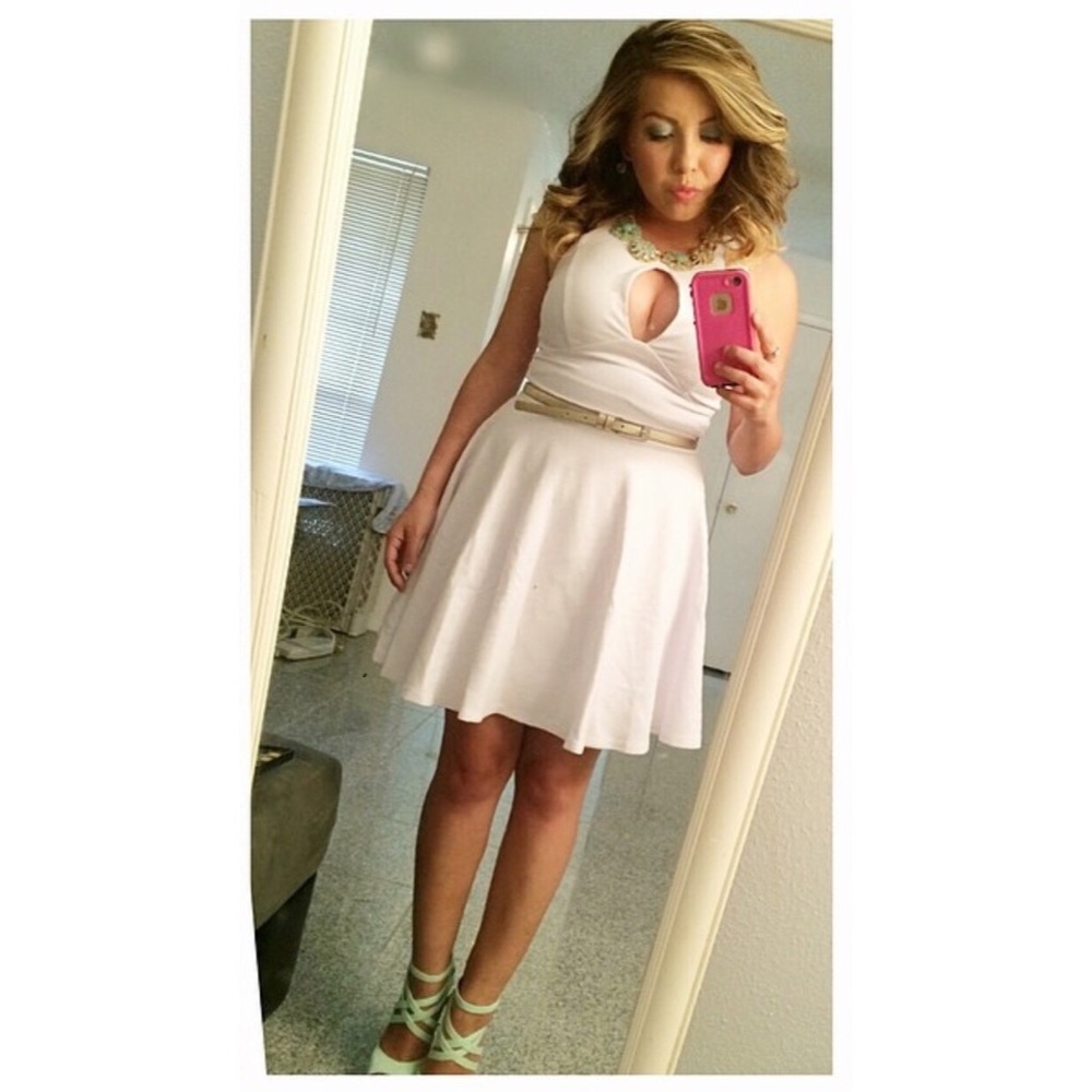 White dress
