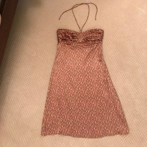 GORGEOUS Tocca 100% Silk Halter Dress