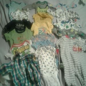 Assorted baby boys clothes bundle