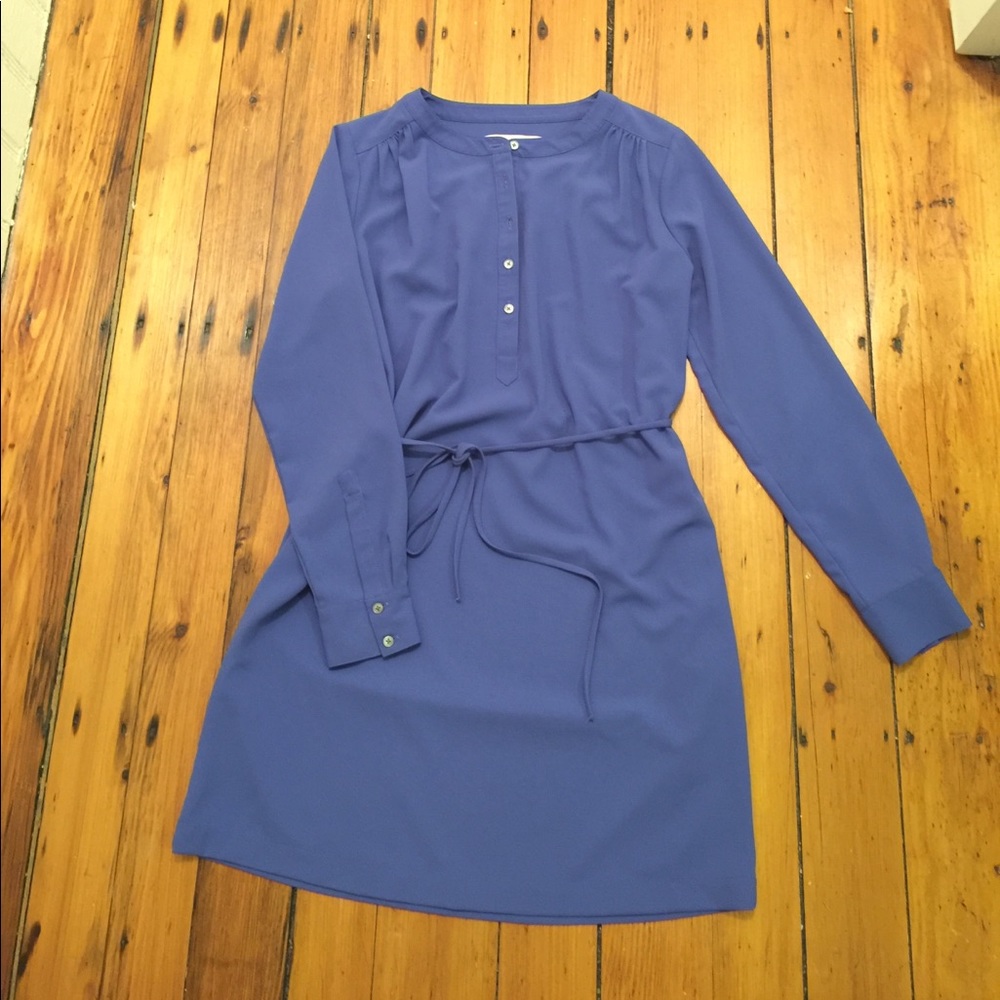 Periwinkle shirt dress