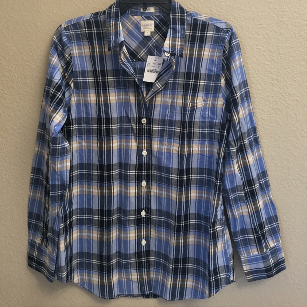 J. Crew factory lightweight homespun shirt