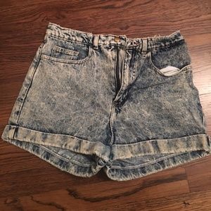 american apparel denim shorts