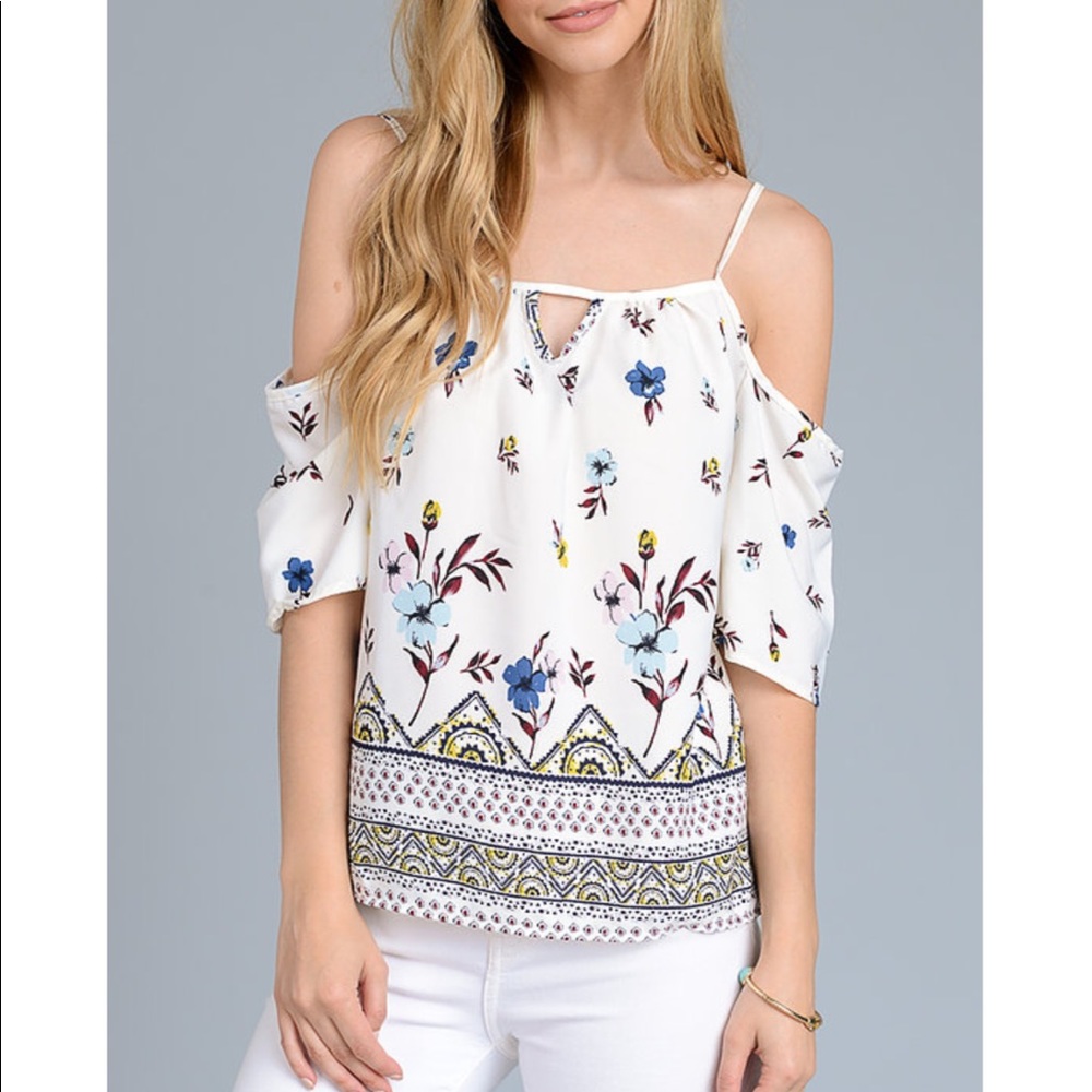 Cold shoulder top