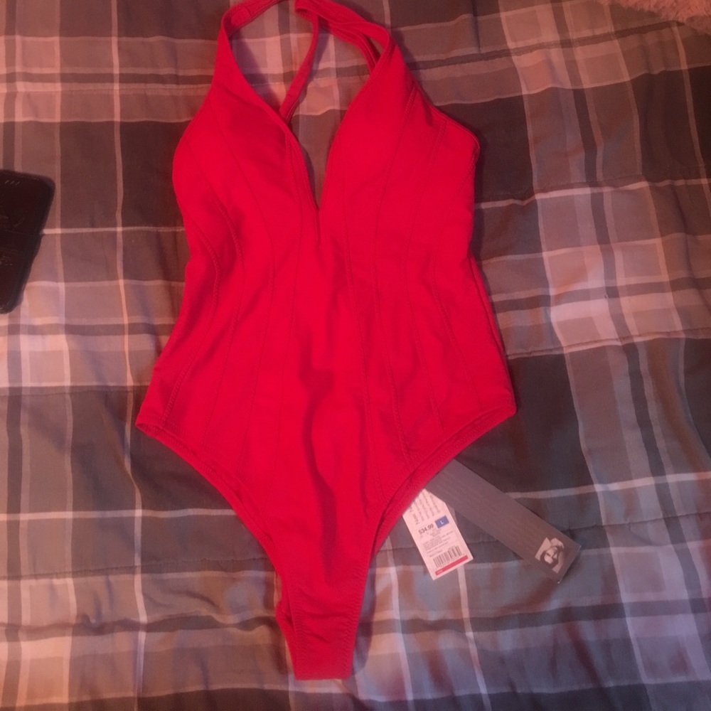 Brand new red bathing suit one piece