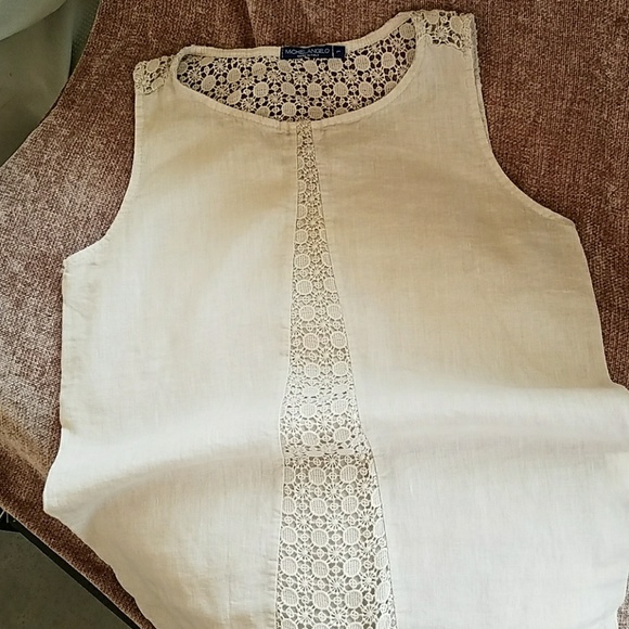 Michelangelo made in Italy 100%linen as L new - Picture 1 of 5