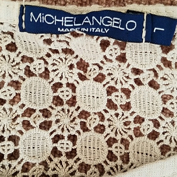 Michelangelo made in Italy 100%linen as L new - Picture 2 of 5