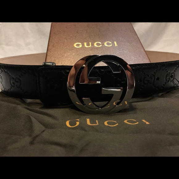 Black Guccissima Gucci Belt - Picture 2 of 6