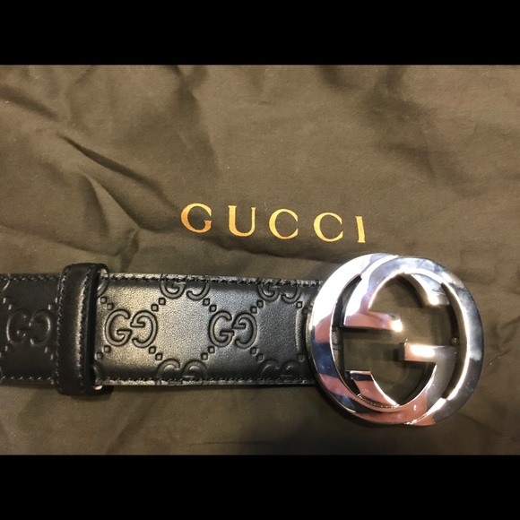 Black Guccissima Gucci Belt - Picture 3 of 6
