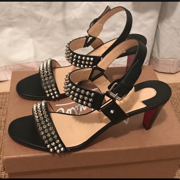Rare Sold Out Christian Louboutin Bikee low heels - Picture 2 of 3