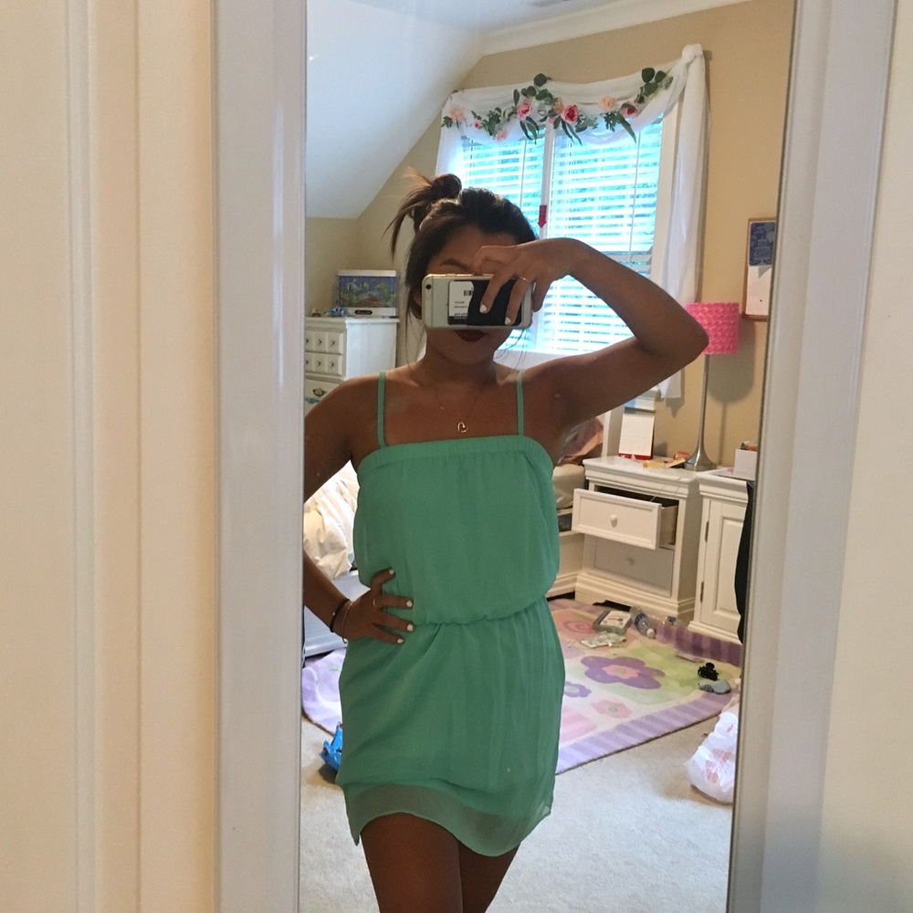 Seafoam Green Tube Dress