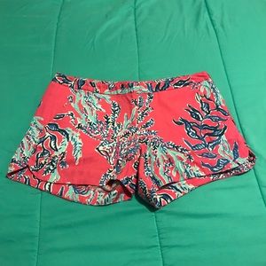 Lilly Pulitzer Addie Shorts. Size 2