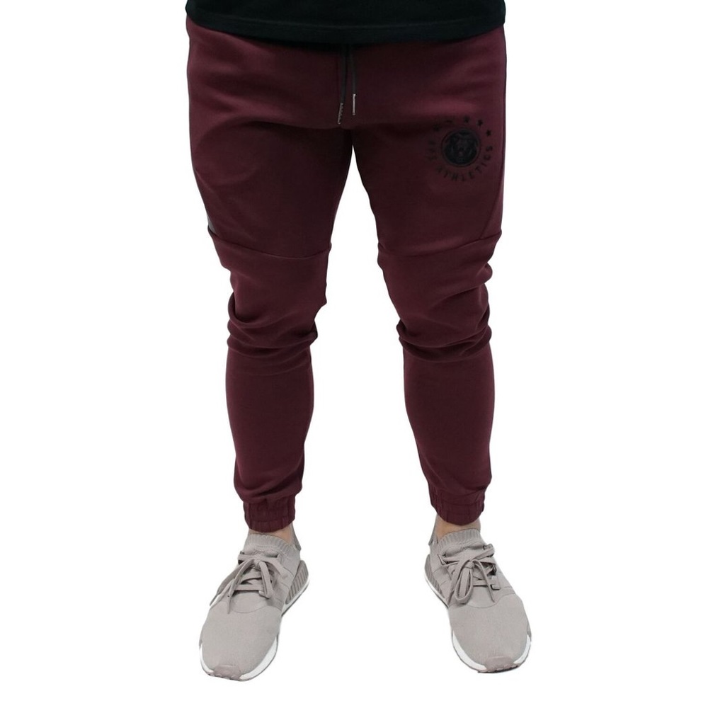 Ape Athletics Tech Joggers - Merlot size Medium