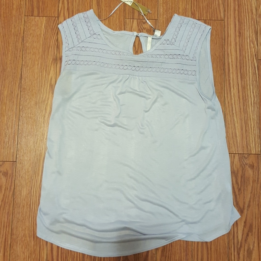 Light blue dressy tank